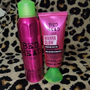 Tigi Bed Head Bundle - Headrush shine Spray and Wanna Glow Hydrating jelly